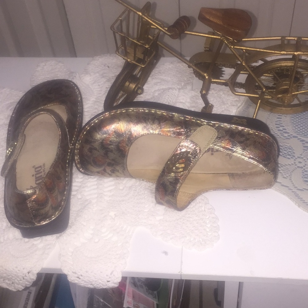 Algeria gold w/multi color pattern,Velcro closure